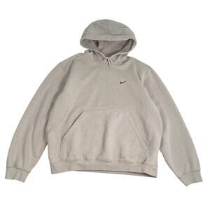 Vintage 90s Nike hoodie sweatshirt tan color size medium